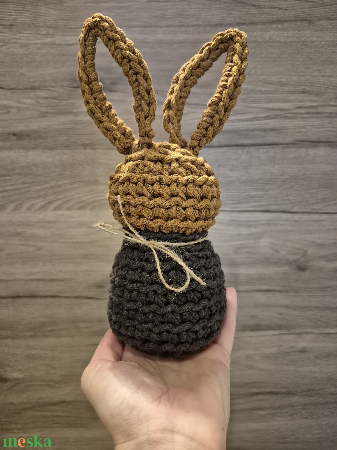 Nyuszi dekor - ünnepi díszek, dekorációk - húsvéti díszek és dekorációk - húsvéti asztaldíszek - Meska.hu