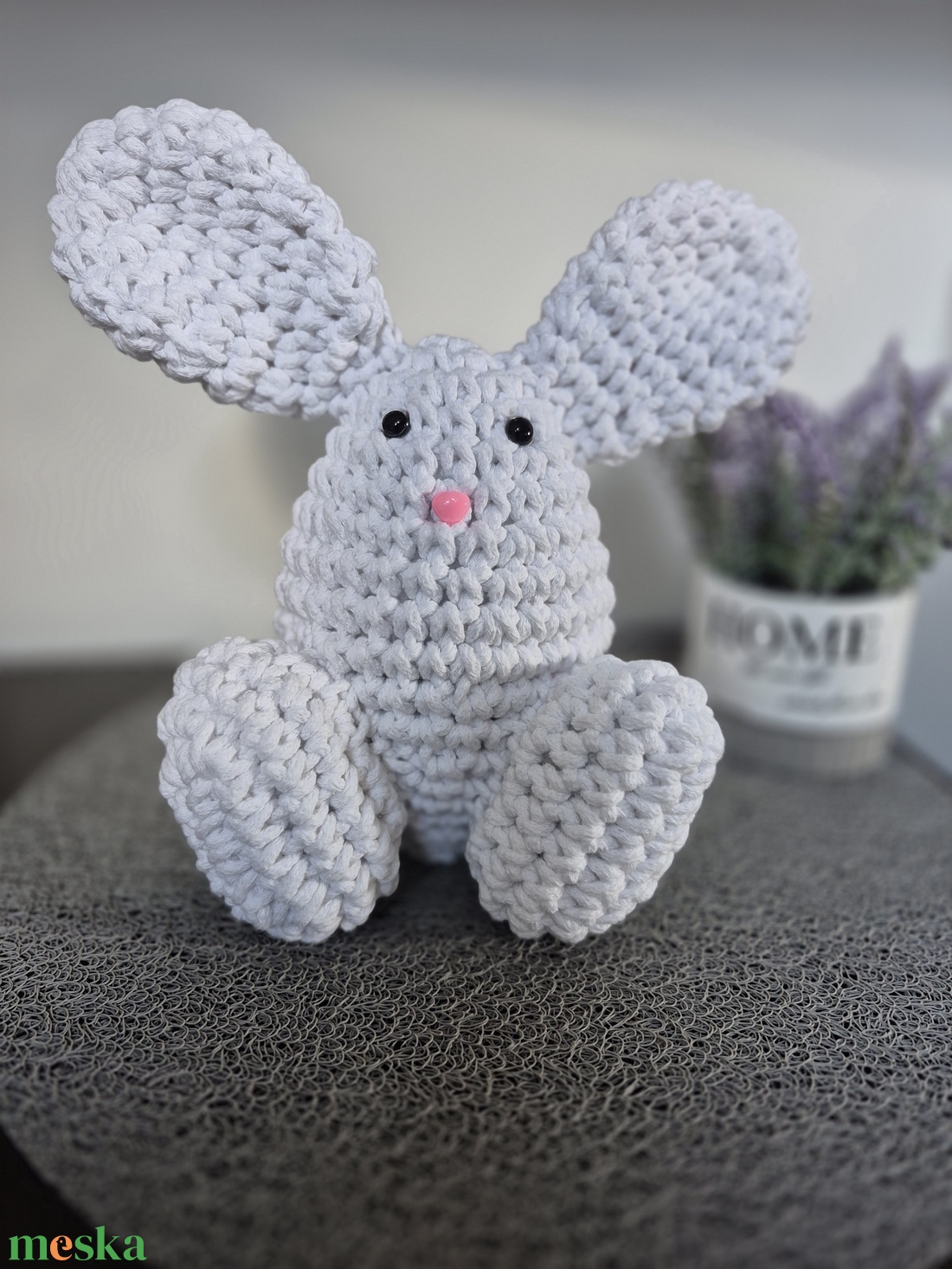Amigurumi nyuszi - otthon & életmód - dekoráció - asztal és polc dekoráció - asztaldísz - Meska.hu