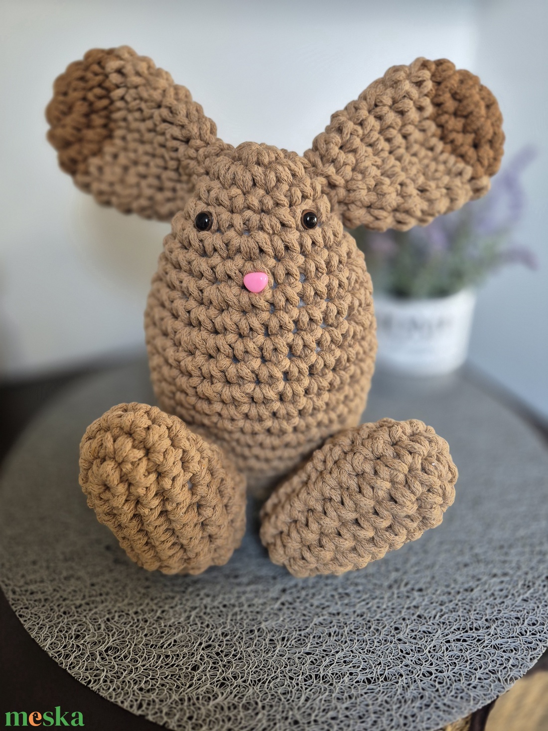 Amigurumi nyuszi - otthon & életmód - dekoráció - asztal és polc dekoráció - asztaldísz - Meska.hu