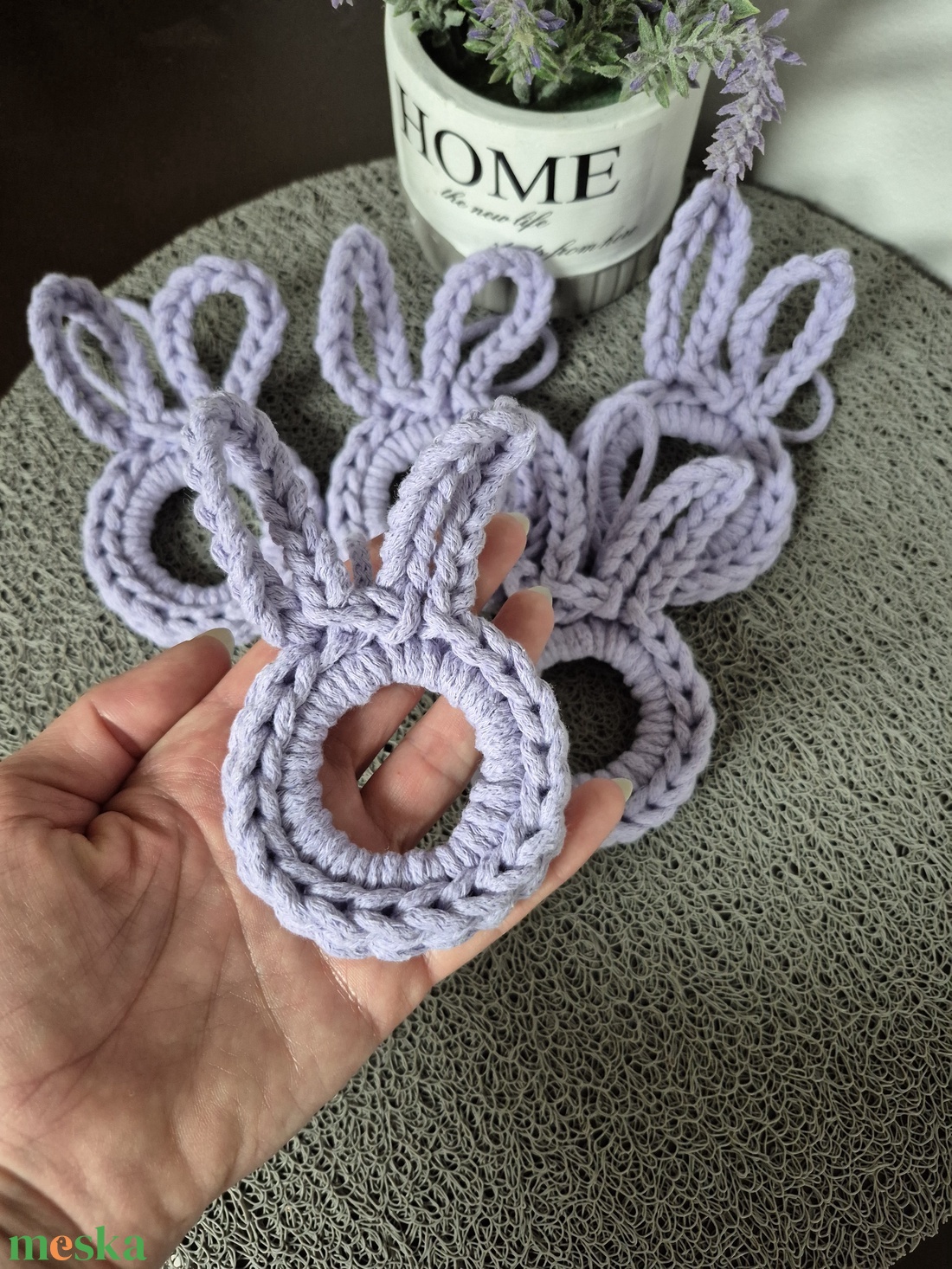 Felakasztható nyuszi dísz - ünnepi díszek, dekorációk - húsvéti díszek és dekorációk - húsvéti tojásfadíszek - Meska.hu