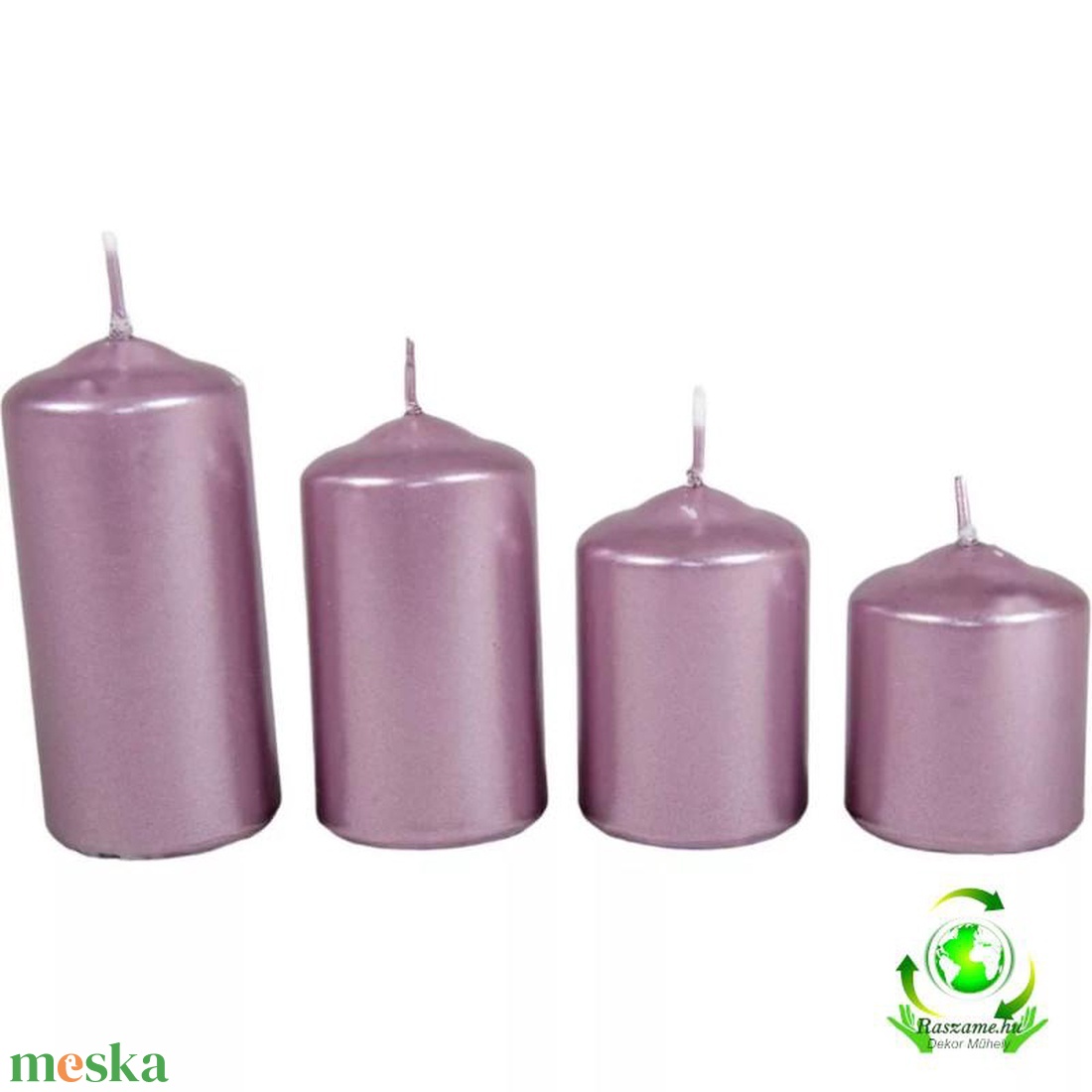 Metál 50 mm lépcsős gyertya szett - halvány lila - kellékek & szerszámok - dekorációs kellékek - dekorációs gyertya - Meska.hu Metál 50 mm lépcsős gyertya szett - halvány lila - kellékek & szerszámok - dekorációs kellékek - dekorációs gyertya - Meska.hu