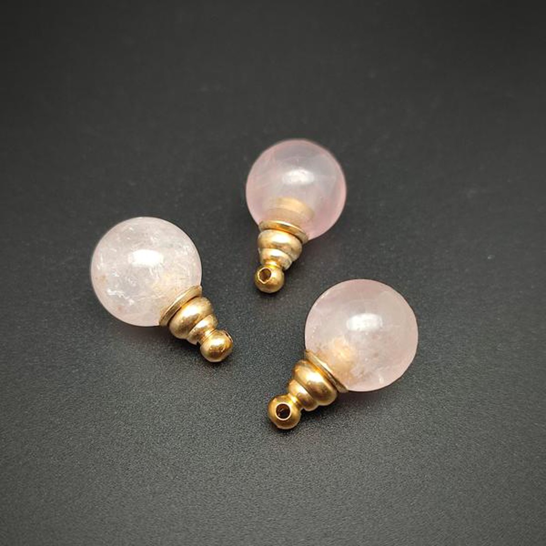 Parfümtartó rózsakvarc golyó 14mm - kellékek & szerszámok - ásvány alapanyag - Meska.hu Parfümtartó rózsakvarc golyó 14mm - kellékek & szerszámok - ásvány alapanyag - Meska.hu