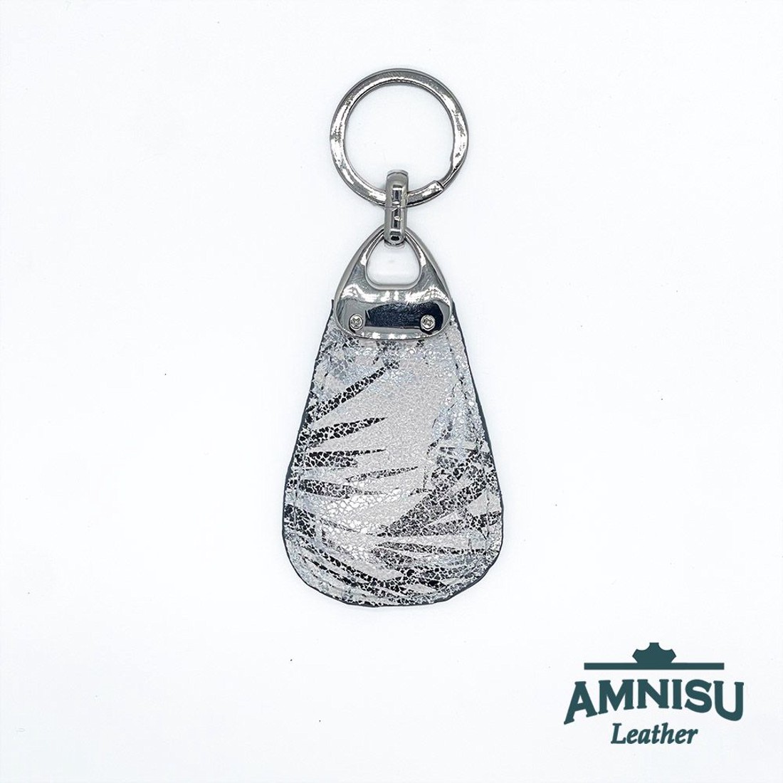 Fehér - fekete mozaik mintás csepp alakú kristály köves kulcstartó H3018 - táska & tok - kulcstartó & táskadísz - kulcstartó - Meska.hu