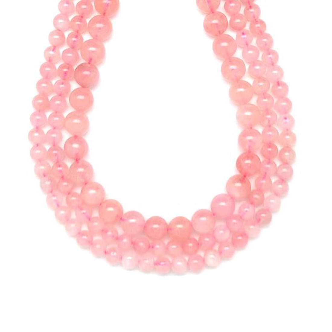 Morganit golyó A 6mm  ékszerkészítő alapanyag (füzér) - kellékek & szerszámok - ásvány alapanyag - ásványfüzér - Meska.hu