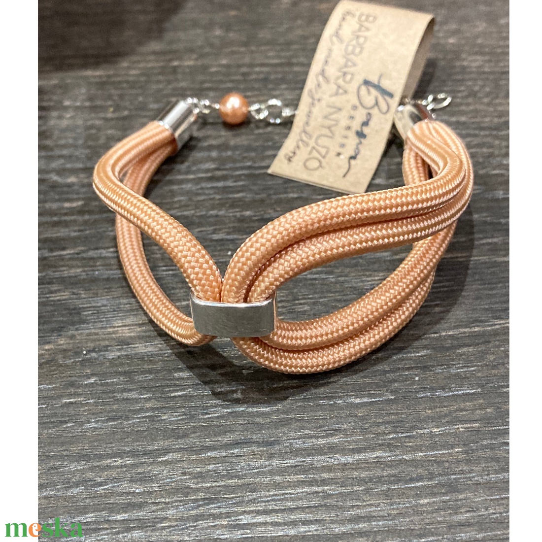 Beige twist szett karkötővel - ékszer - ékszerszett - Meska.hu Beige twist szett karkötővel - ékszer - ékszerszett - Meska.hu