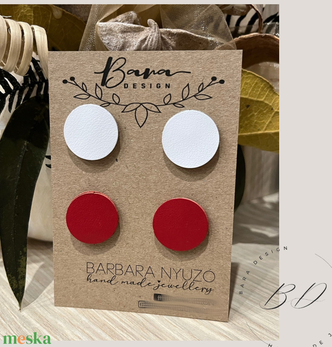 Business look bedugós fülbevalók - ékszer - fülbevaló - pötty fülbevaló - Meska.hu