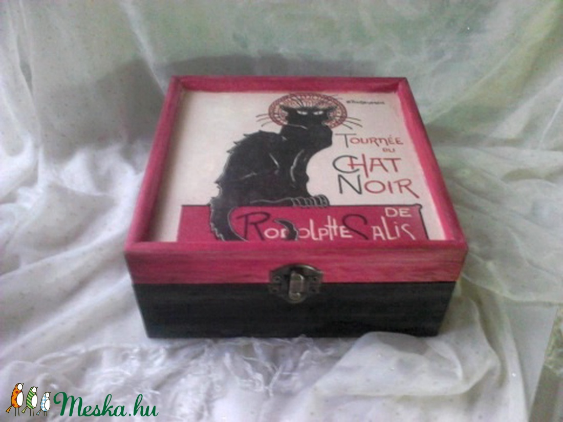 Chat Noir... - otthon & életmód - tárolás & rendszerezés - doboz - Meska.hu