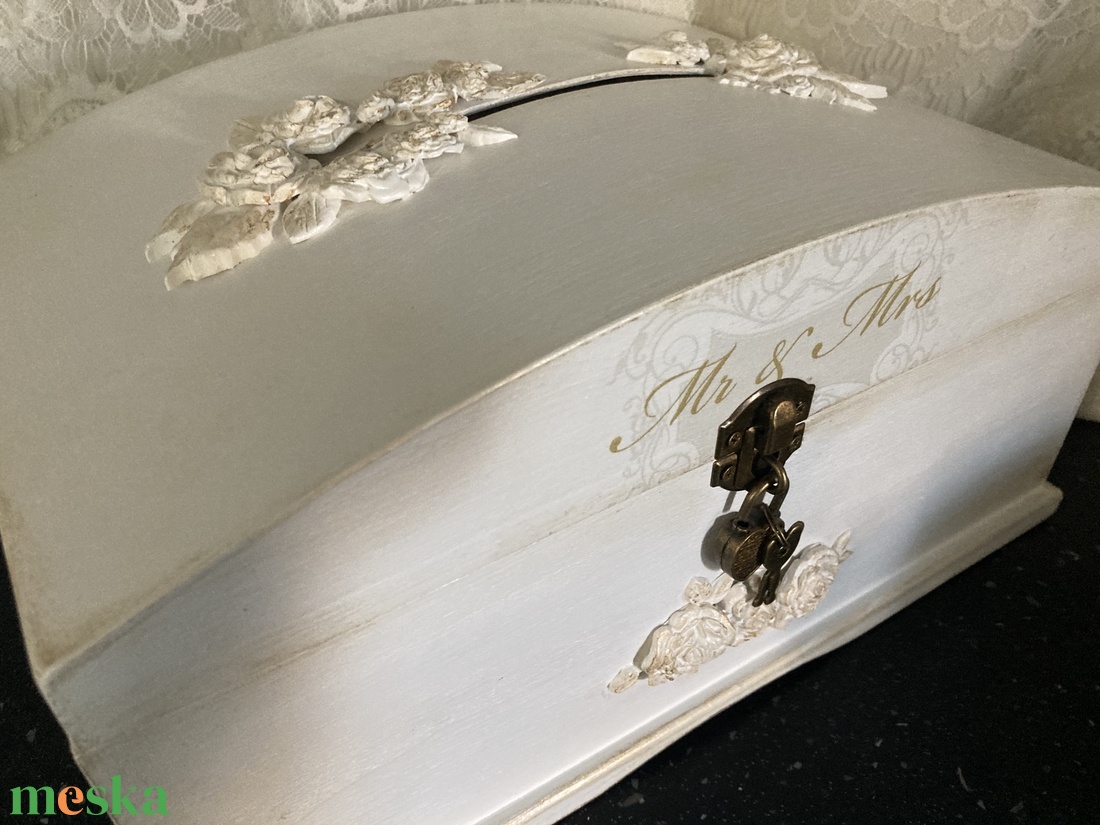 Esküvői pénzes láda... Ajándékátadó... - esküvő - emlék & ajándék - doboz - Meska.hu