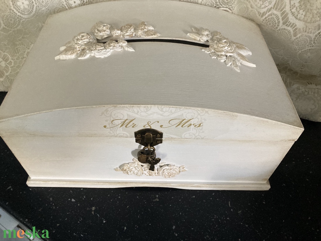 Esküvői pénzes láda... Ajándékátadó... - esküvő - emlék & ajándék - doboz - Meska.hu