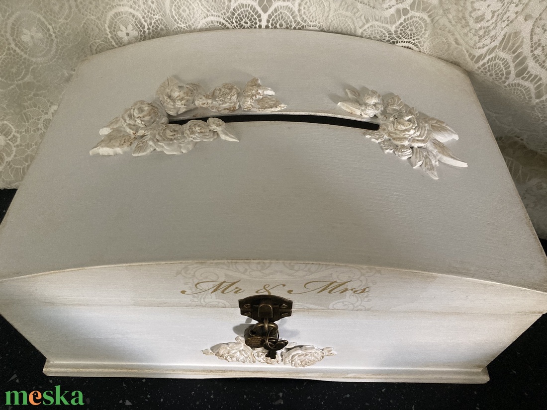 Esküvői pénzes láda... Ajándékátadó... - esküvő - emlék & ajándék - doboz - Meska.hu