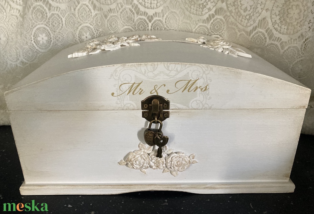 Esküvői pénzes láda... Ajándékátadó... - esküvő - emlék & ajándék - doboz - Meska.hu