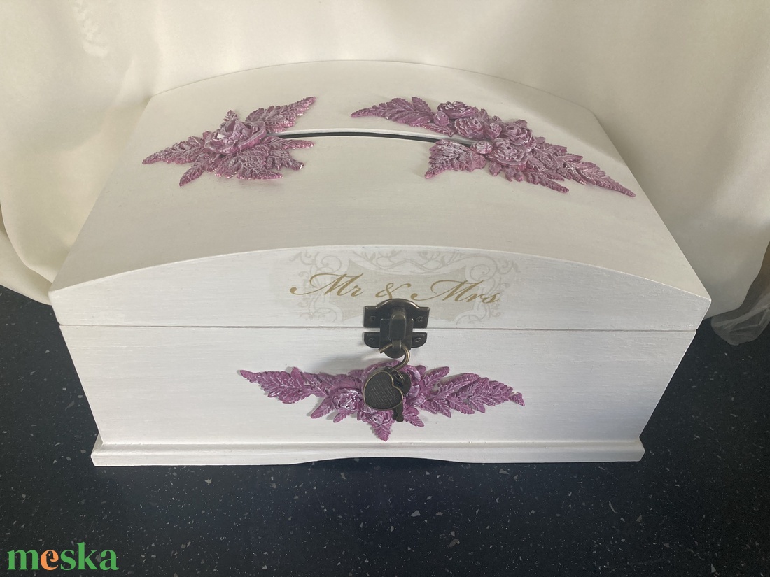 Esküvői pénzes láda... Ajándékátadó... - esküvő - emlék & ajándék - doboz - Meska.hu