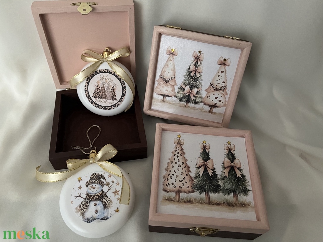 Kis Karácsonyi Dobozkák  - karácsony - karácsonyi ajándékozás - karácsonyi ajándékcsomagolás - Meska.hu