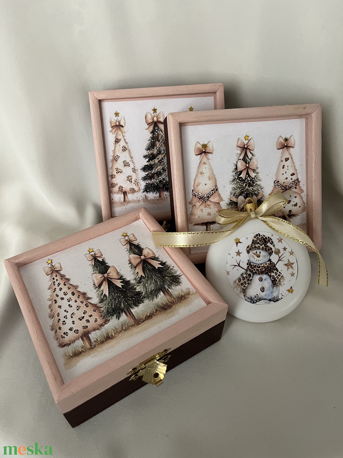 Kis Karácsonyi Dobozkák  - karácsony - karácsonyi ajándékozás - karácsonyi ajándékcsomagolás - Meska.hu