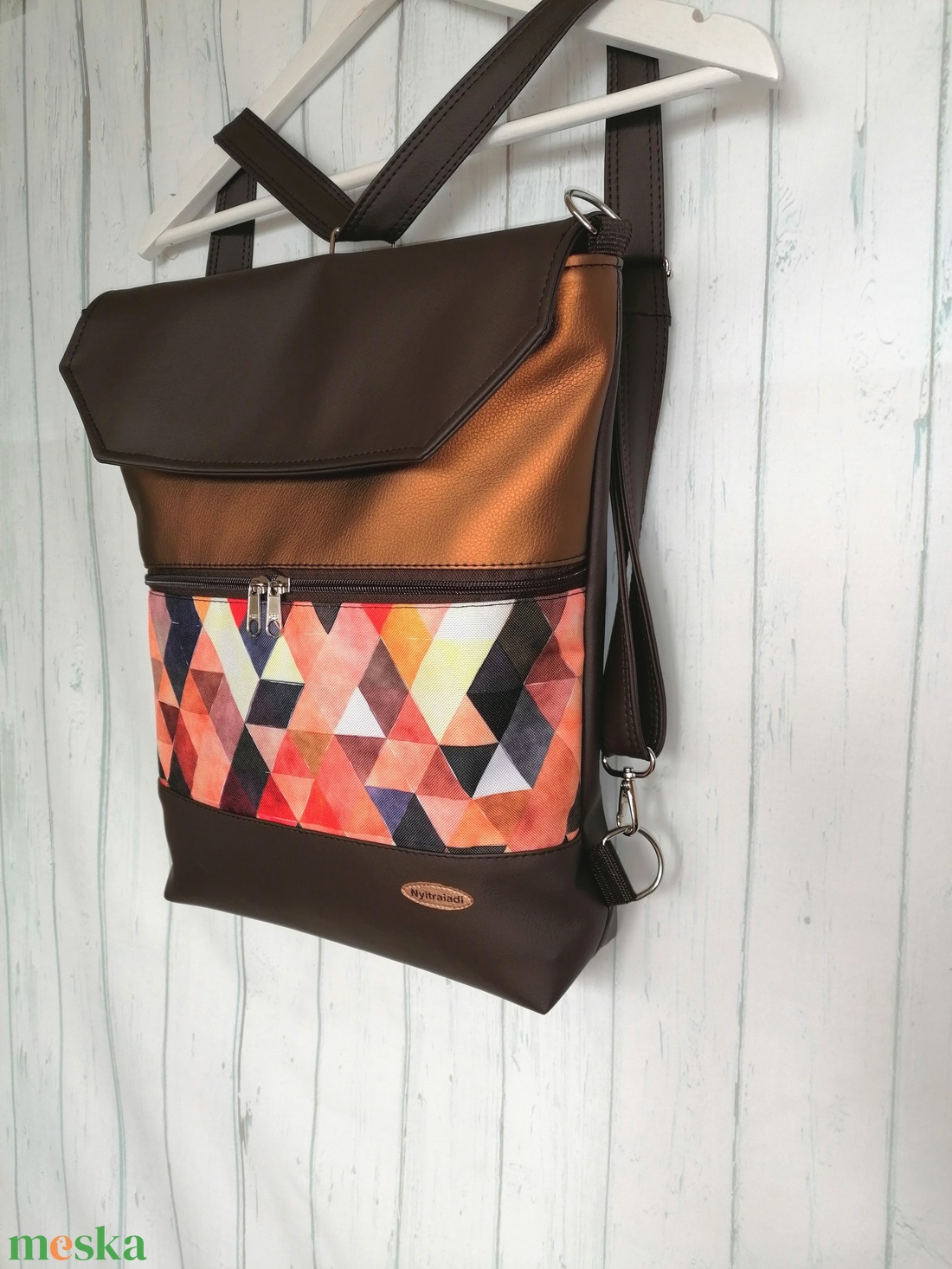 3in1 Textilbőr táska - táska & tok - variálható táska - Meska.hu
