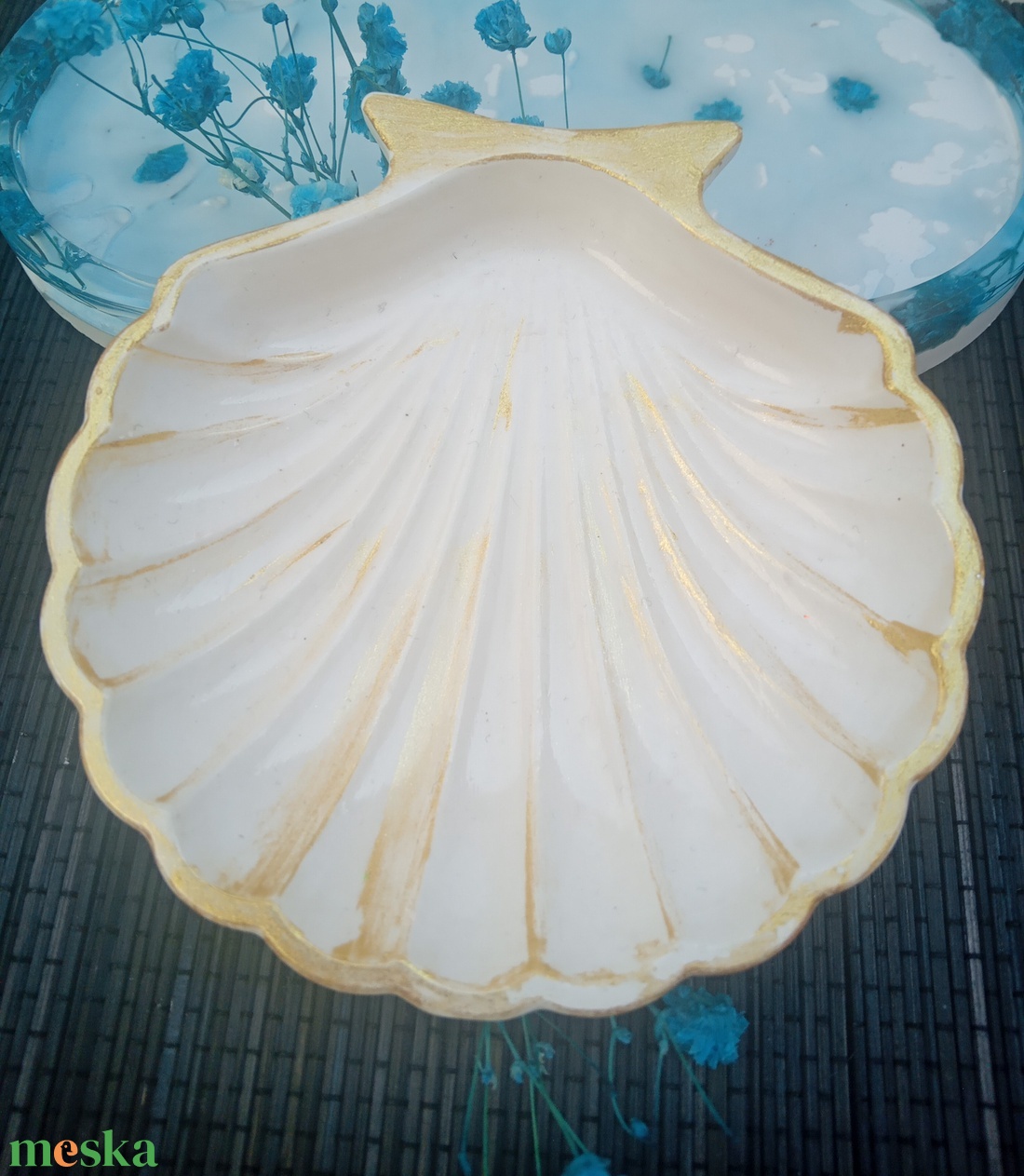 Kagylóba zárt szerettet  - esküvő - dekoráció - gyertya & gyertyatartó - Meska.hu