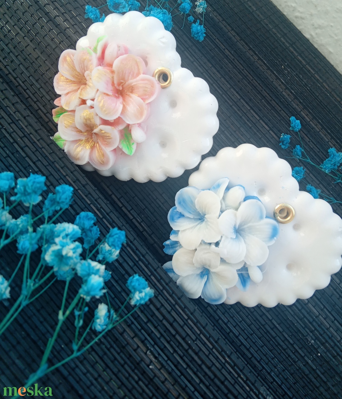 M.N Anyák napi köszönöajándék illatgyertya  virágal Cseresznyevirág  - esküvő - dekoráció - esküvői gyertya - Meska.hu