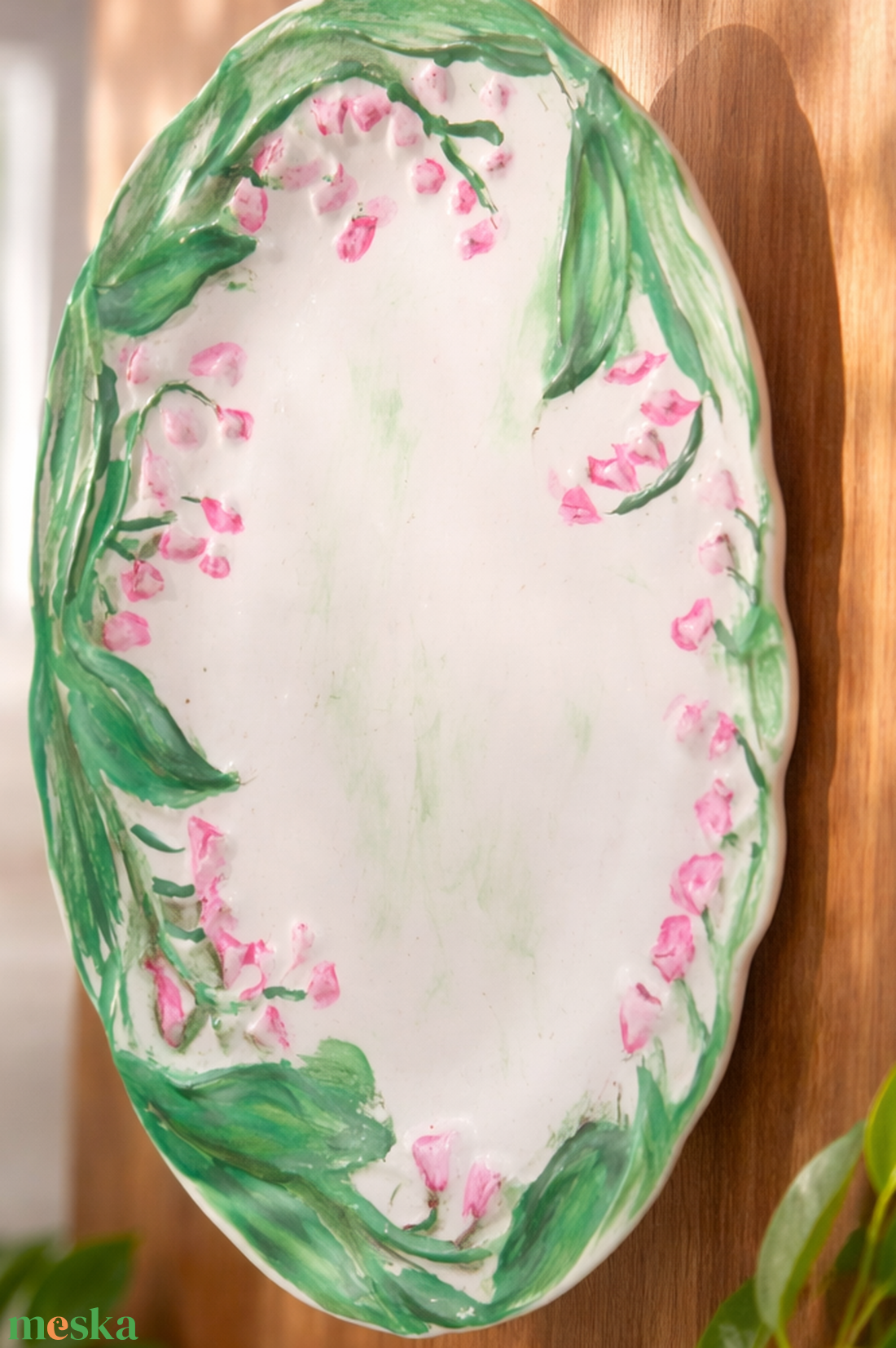 Gyöngyvirág dekorációs tál  - otthon & életmód - virágdekoráció - virágdíszek - asztali virágdísz - Meska.hu