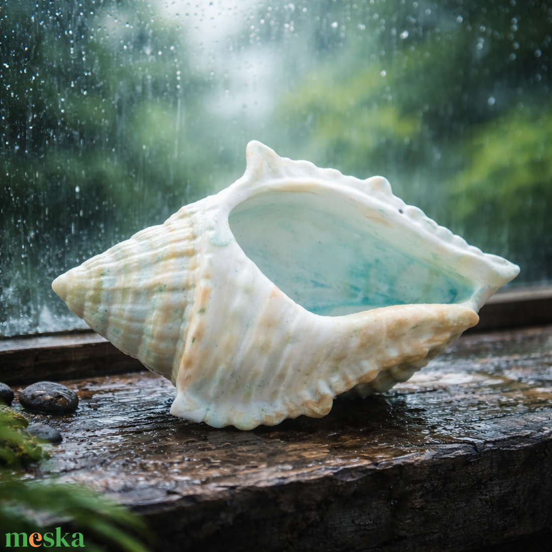 Tengeri kagyló dekoráció  - esküvő - dekoráció - asztaldísz - Meska.hu