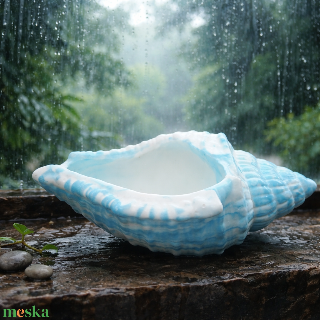 Tengeri kagyló dekoráció  - esküvő - dekoráció - asztaldísz - Meska.hu