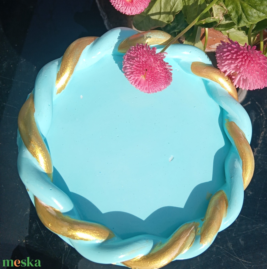 Fondin ékszertartó +mécsstartó  - ékszer - ékszertartó - ékszertartó tál - Meska.hu