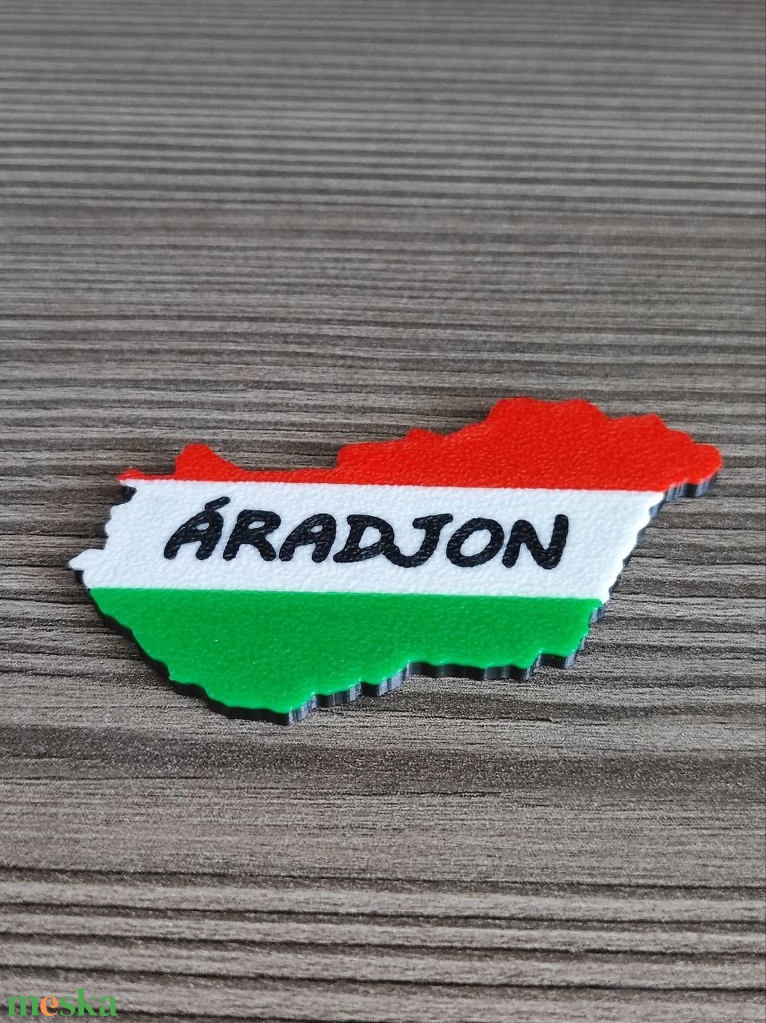 Magyarország hűtőmágnes áradjon felirattal - otthon & életmód - konyhafelszerelés, tálalás - konyhai dekoráció - hűtőmágnes - Meska.hu