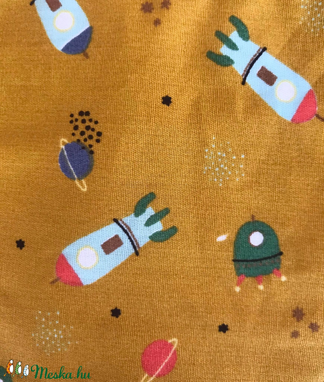 Űrhajós nyálkendő - ruha & divat - babaruha & gyerekruha - előke & nyálkendő - Meska.hu