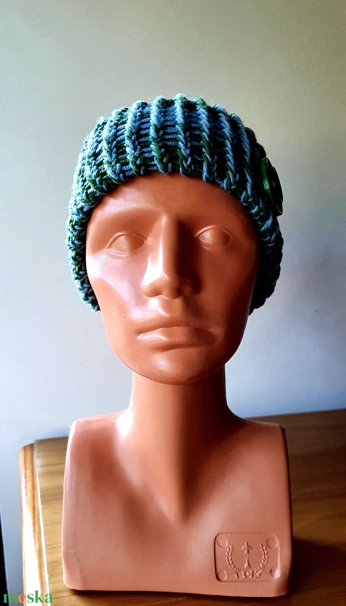 100% merino gyapjú fonalból kézzel készített kék-zöld színű női sapka - ruha & divat - sál, sapka, kendő - sapka - Meska.hu 100% merino gyapjú fonalból kézzel készített kék-zöld színű női sapka - ruha & divat - sál, sapka, kendő - sapka - Meska.hu