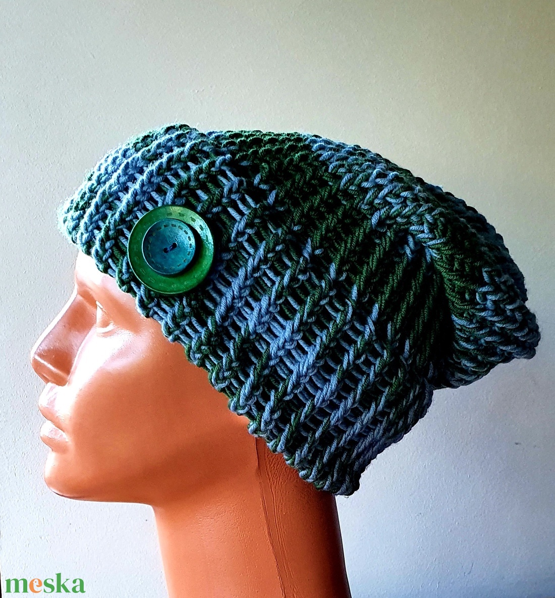 100% merino gyapjú fonalból kézzel készített kék-zöld színű női sapka - ruha & divat - sál, sapka, kendő - sapka - Meska.hu 100% merino gyapjú fonalból kézzel készített kék-zöld színű női sapka - ruha & divat - sál, sapka, kendő - sapka - Meska.hu