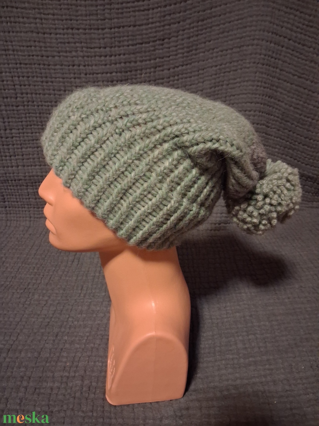 DROPS Wish gyapjú fonalból kézzel készült sapka - ruha & divat - sál, sapka, kendő - sapka - Meska.hu