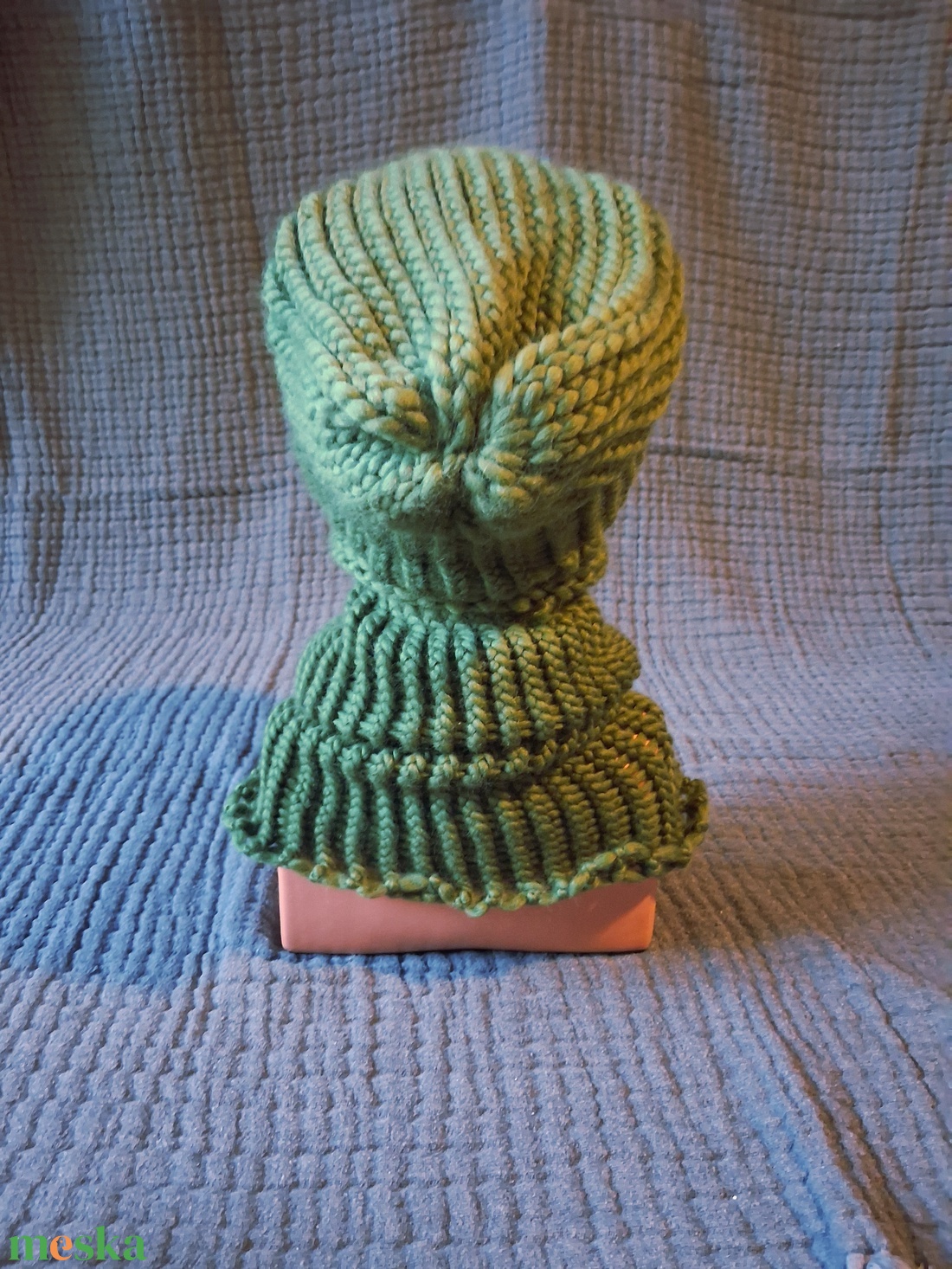 DHG Piuma Classics Ivy 100% extra finom merino gyapjú fonalból kézzel készült sapka-körsál szett  - ruha & divat - sál, sapka, kendő - sapka & sál szett - Meska.hu