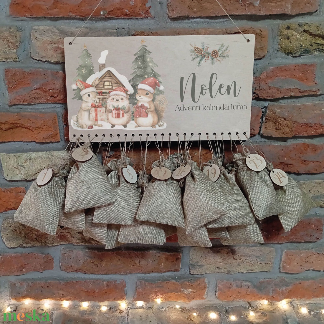 Adventi naptár- állatkák - karácsony - adventi díszek - adventi naptár - Meska.hu Adventi naptár- állatkák - karácsony - adventi díszek - adventi naptár - Meska.hu