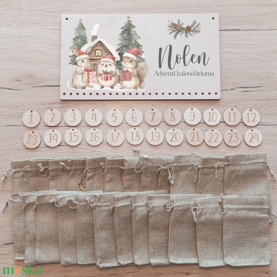 Adventi naptár- állatkák - karácsony - adventi díszek - adventi naptár - Meska.hu Adventi naptár- állatkák - karácsony - adventi díszek - adventi naptár - Meska.hu