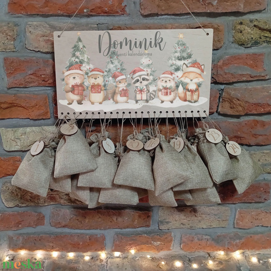 Adventi naptár- karácsonyi állatkák - karácsony - adventi díszek - adventi naptár - Meska.hu Adventi naptár- karácsonyi állatkák - karácsony - adventi díszek - adventi naptár - Meska.hu