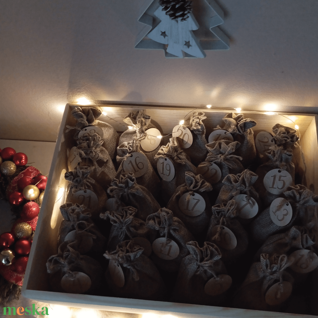 Adventi naptár- láda állatkákkal - karácsony - adventi díszek - adventi naptár - Meska.hu Adventi naptár- láda állatkákkal - karácsony - adventi díszek - adventi naptár - Meska.hu
