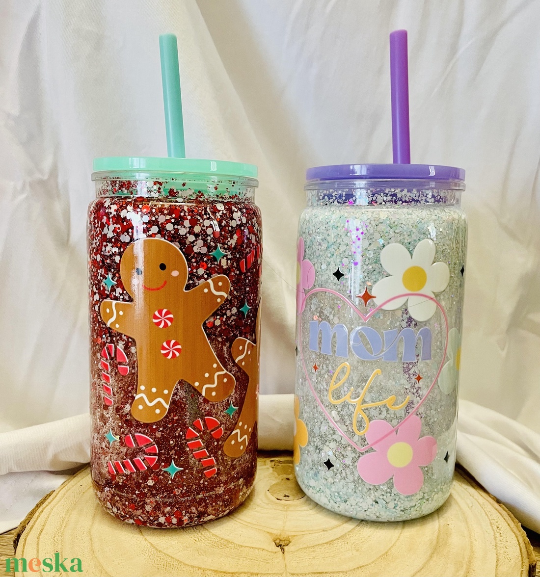 Hógömb pohár - otthon & életmód - konyhafelszerelés, tálalás - tálalás - pohár - Meska.hu