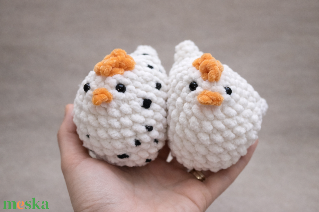 Horgolt puha csibe - játék & sport - plüssállat & játékfigura - más figura - Meska.hu