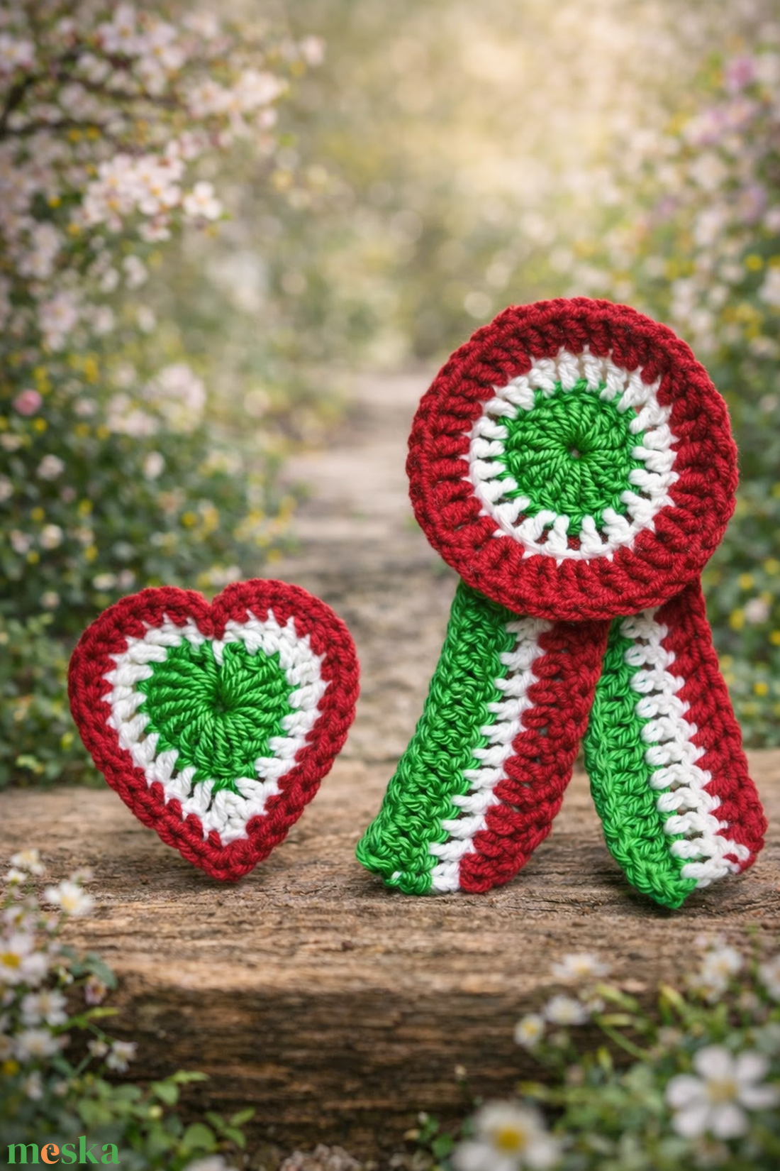 Kokárda  - esküvő - kiegészítők - kitűző - Meska.hu