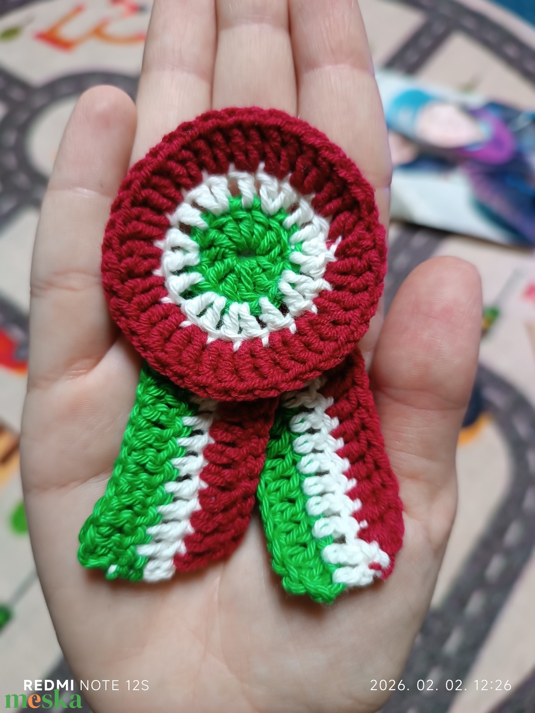 Kokárda  - esküvő - kiegészítők - kitűző - Meska.hu