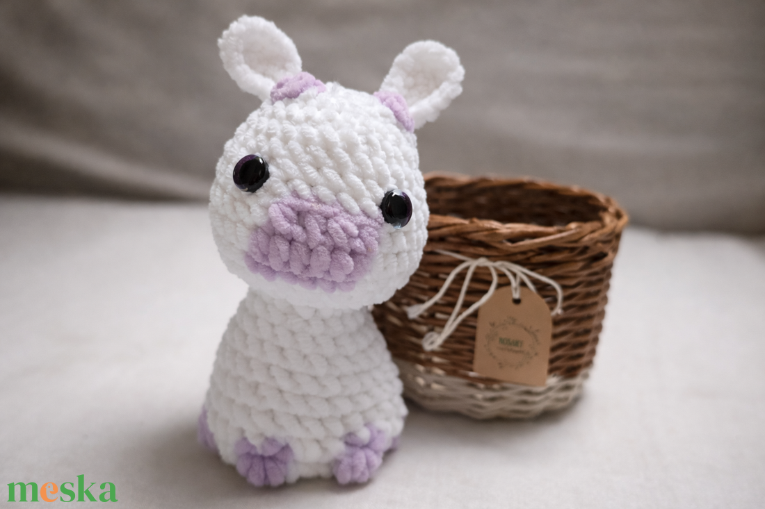 Horgolt boci - játék & sport - plüssállat & játékfigura - boci, tehén - Meska.hu