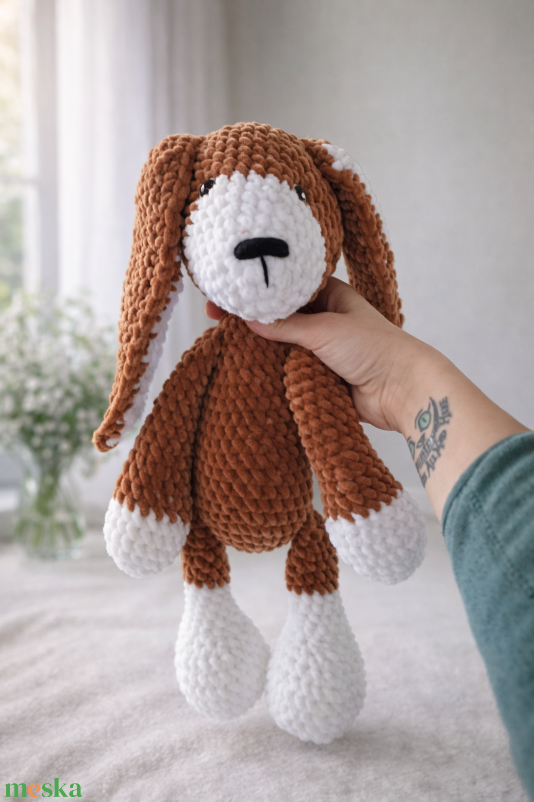 Puha nyuszi  - játék & sport - plüssállat & játékfigura - nyuszi - Meska.hu