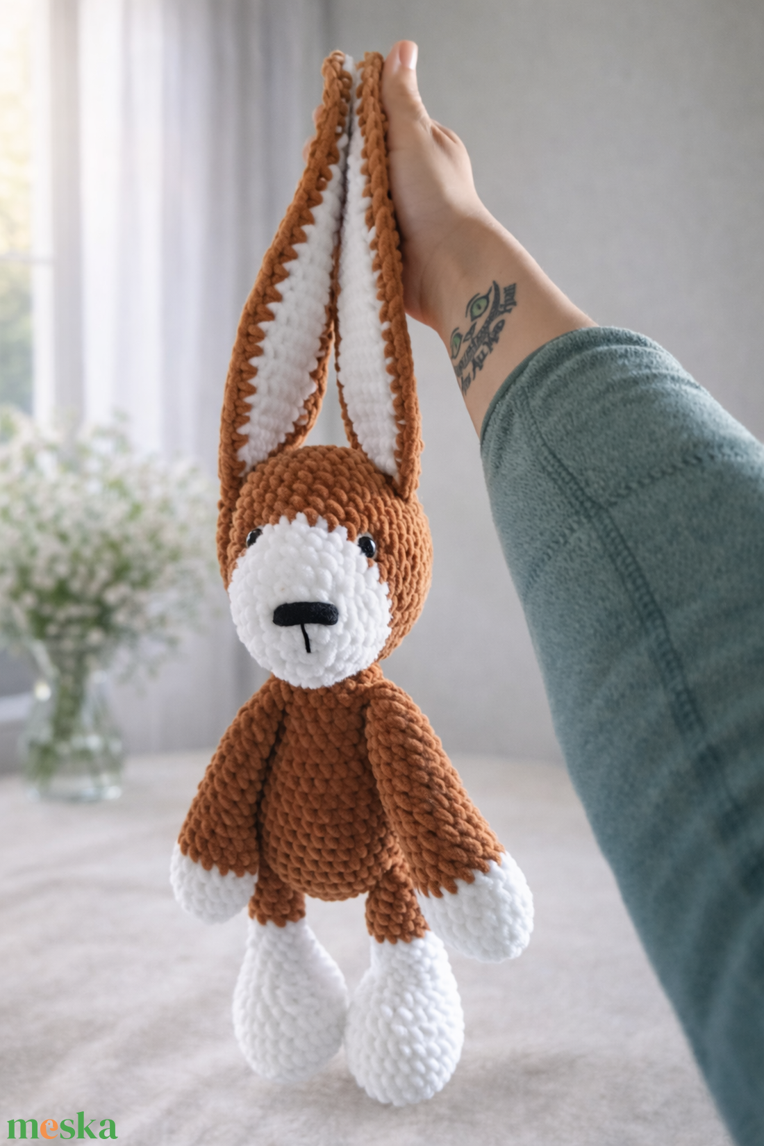 Puha nyuszi  - játék & sport - plüssállat & játékfigura - nyuszi - Meska.hu