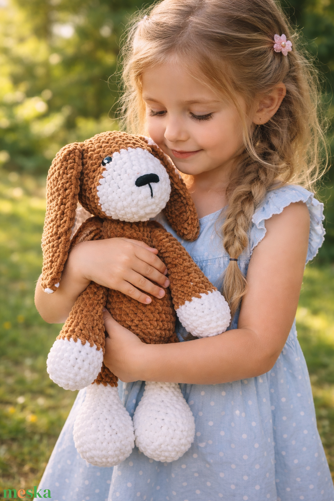 Puha nyuszi  - játék & sport - plüssállat & játékfigura - nyuszi - Meska.hu