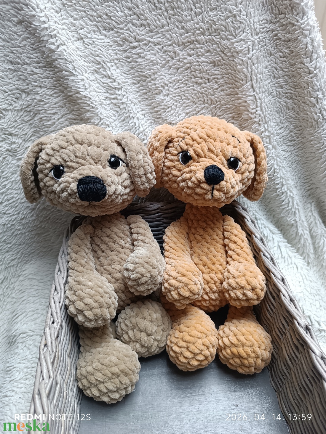 Horgolt kutyus  - játék & sport - plüssállat & játékfigura - kutya - Meska.hu