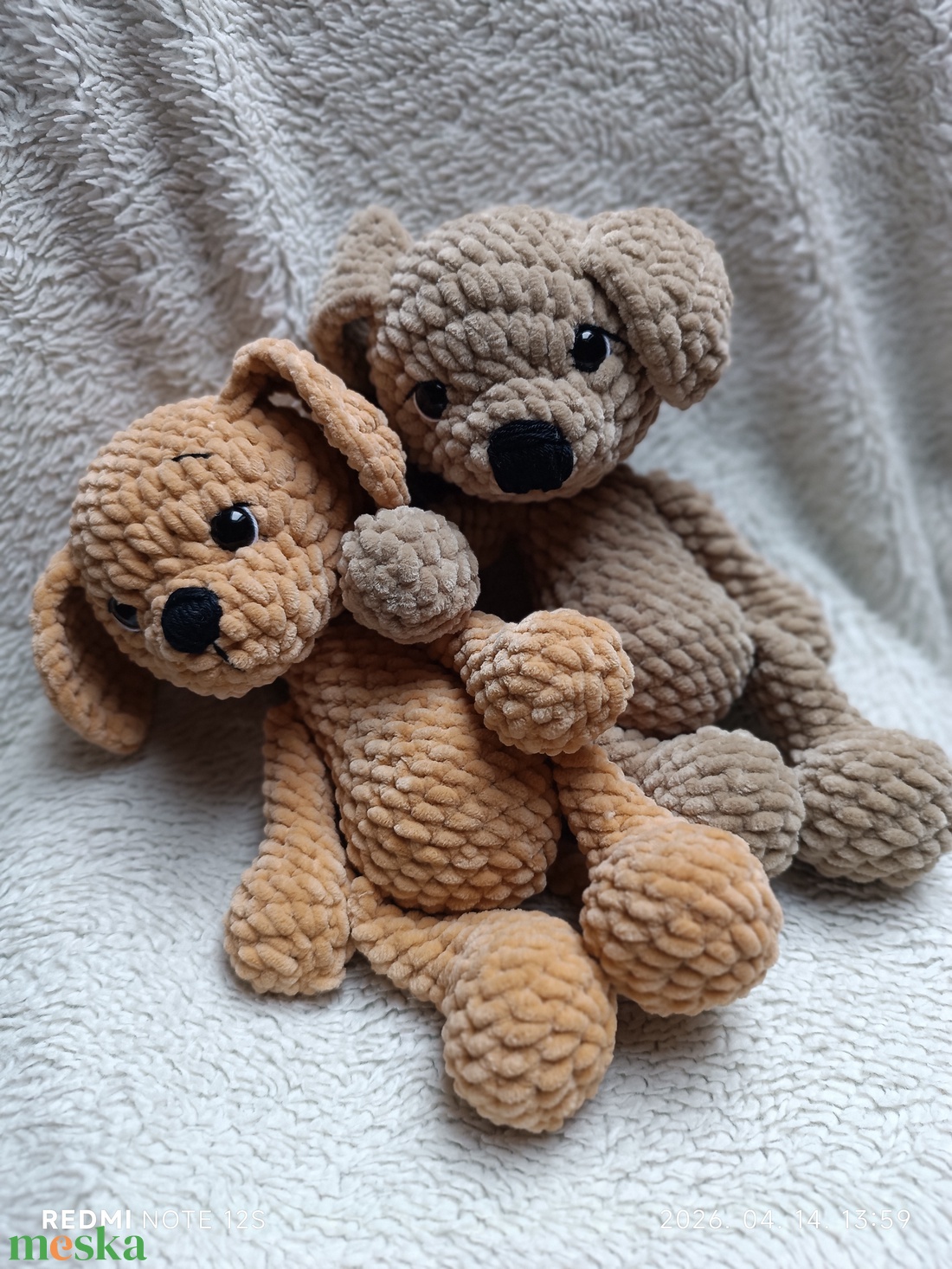 Horgolt kutyus  - játék & sport - plüssállat & játékfigura - kutya - Meska.hu