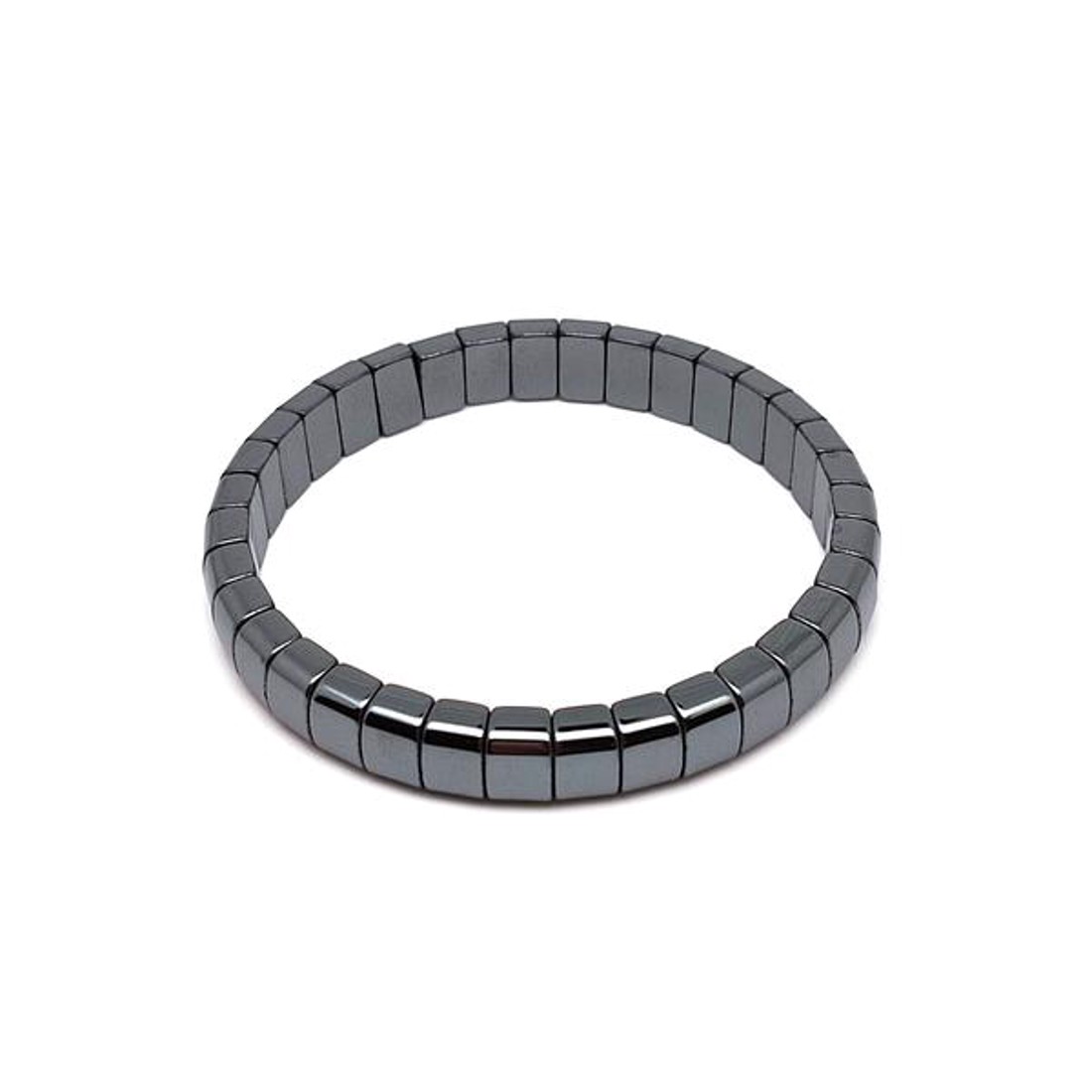 Hematit tégla karkötő 8,5x5,5mm - ékszer - karkötő - ásványkarkötő - Meska.hu