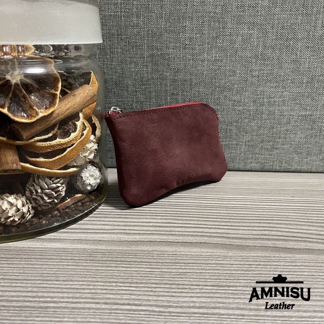 Bordó egy cipzáras kulcstartó A5015 - táska & tok - kulcstartó & táskadísz - kulcstartó - Meska.hu