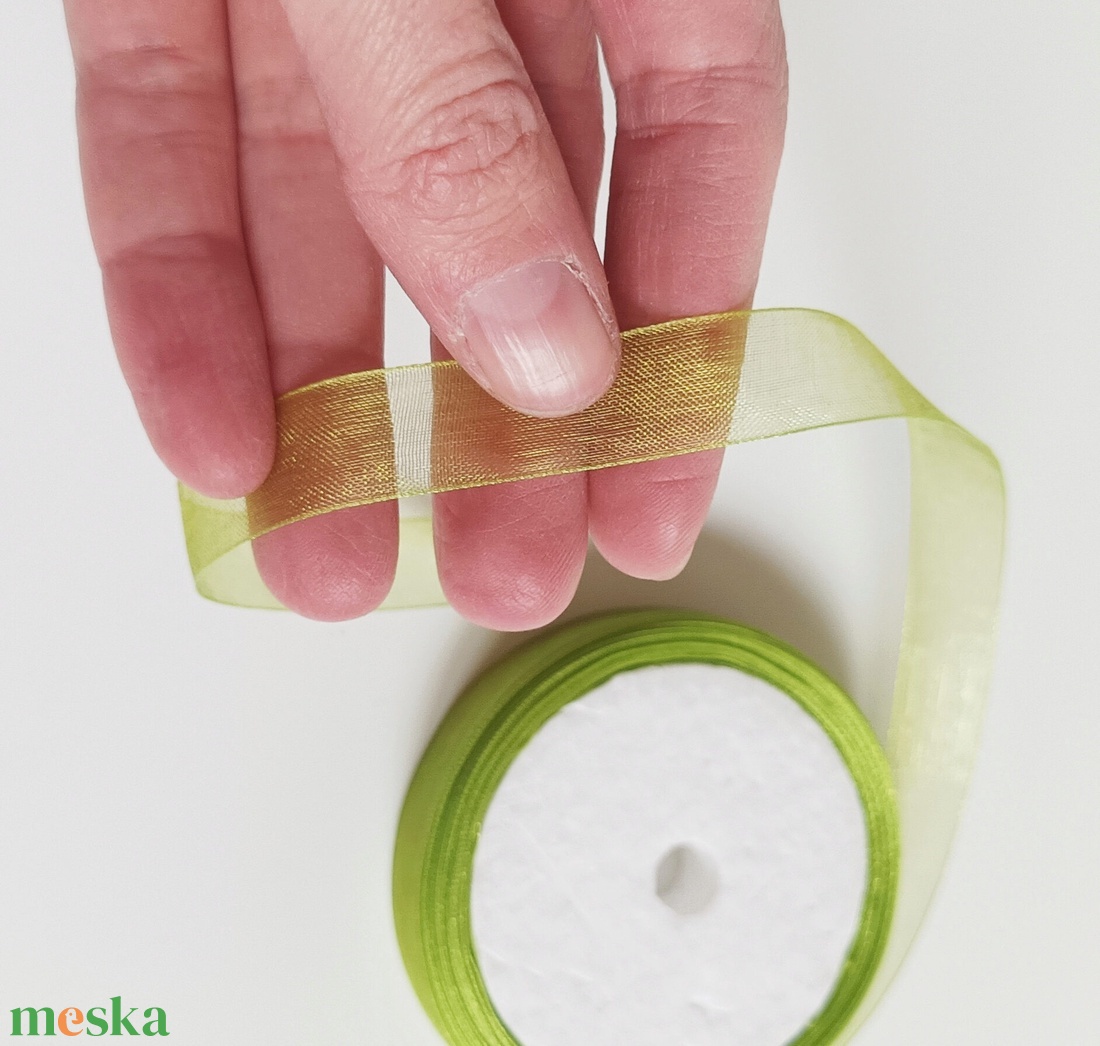 12 mm organza szalag (45 méteres tekercs) - kellékek & szerszámok - rövidáru - szalag, pánt - textilszalag - Meska.hu 12 mm organza szalag (45 méteres tekercs) - kellékek & szerszámok - rövidáru - szalag, pánt - textilszalag - Meska.hu
