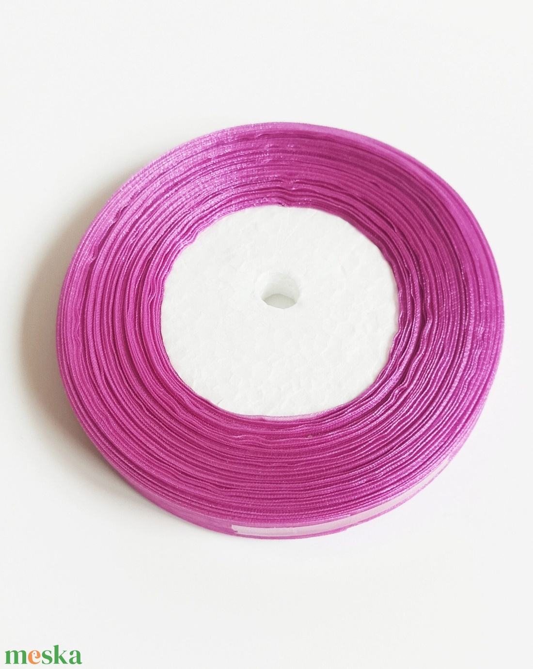 12 mm organza szalag (45 méteres tekercs) - kellékek & szerszámok - rövidáru - szalag, pánt - textilszalag - Meska.hu