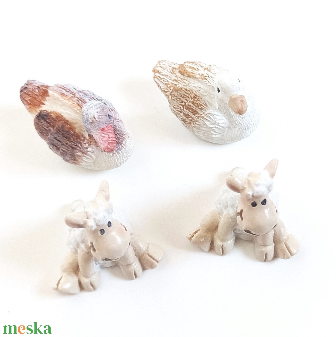 Bárány és kacsa mini figurák párban - kellékek & szerszámok - dekorációs kellékek - figurák - Meska.hu Bárány és kacsa mini figurák párban - kellékek & szerszámok - dekorációs kellékek - figurák - Meska.hu